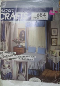 McCall's 684 original 1983 #8526 Crafts Bedroom Accents Pattern by Laura Ashley - Picture 1 of 1