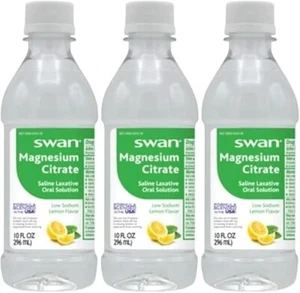 Solución oral de citrato de magnesio Swan Lemon 10 oz (paquete de 3) - Imagen 1 de 3