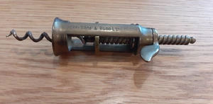 Antique Berry Bros & Rudd Butterfly Winged Corkscrew  - Picture 1 of 6