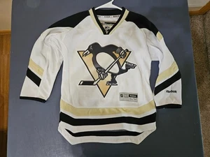 Reebok NHL Pittsburgh Penguins Blank Embroidered Hockey Jersey Youth S/M - Picture 1 of 4