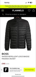 Men’s Boss Waterproof Coat Size Large - Picture 1 of 5