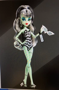 Monster High Skullector Franki Stein x Barbie Doll & Matching tote! 2 NEW items - Picture 1 of 16