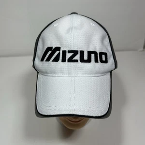 Nuovo cappello da golf Mizuno Flexfit berretto contrasto bianco grigio aderente taglia unica - Foto 1 di 7