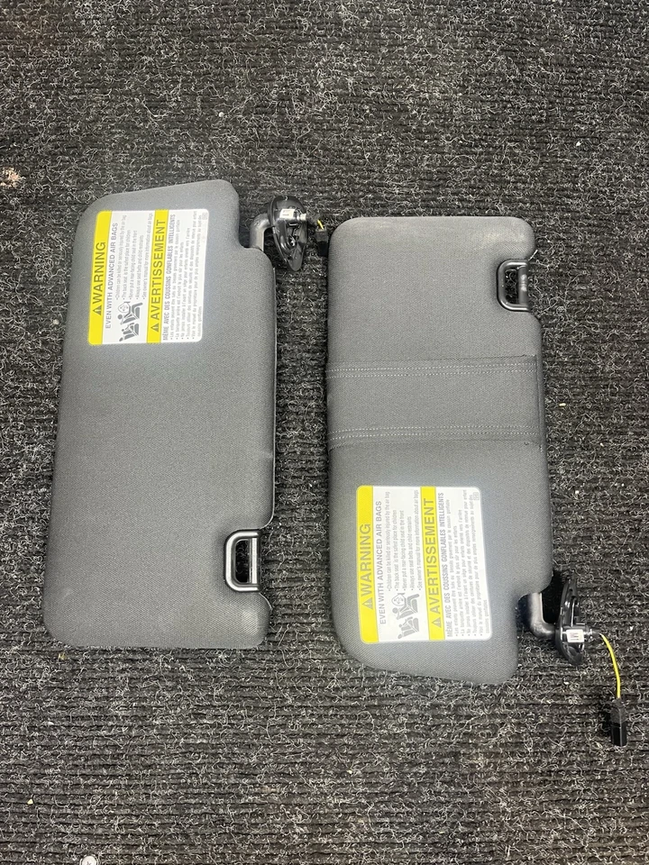 ☑️ 2015-2021 SUBARU WRX DERECHO IZQUIERDO PARASOL CONJUNTO ILUMINADO CON ESPEJO Foto 1 de 4