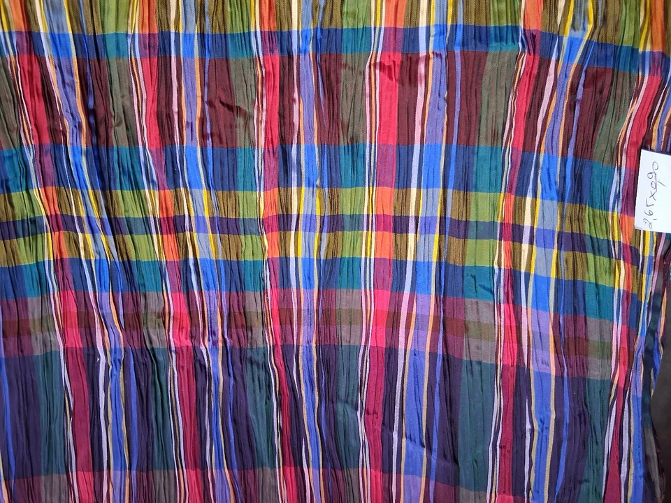 ANCIEN TISSU VINTAGE  BON ETAT  265 cm x 90 cm - Photo 1/1