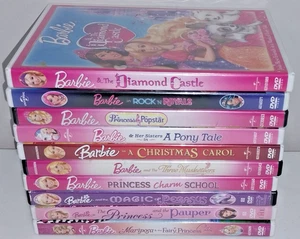 Barbie 10 DVD Lot Collection of movie/shows, Excellent Condition ~NO DUPLICATES~ - Foto 1 di 4