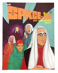 Espacio: Libro de corte y color 1999 Saalfield 1975 ¡Sin usar nuevo estado!! - Imagen 1 de 7