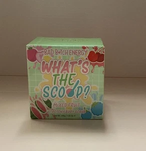 P Louise What's The Scoop Stretchy Body Scrub MIXED FRUIT 200g SEALED - Picture 1 of 4