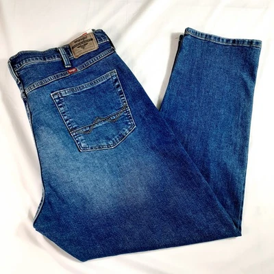 Wrangler Five Star Jeans Mens Size 42x30 Athletic Fit Blue Stretch NWT - Image 1 of 4