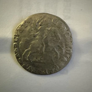 1691 DUTCH COLONIAL NEW YORK SILVER RIDER SCHILLING NIJMEGEN - Picture 1 of 4