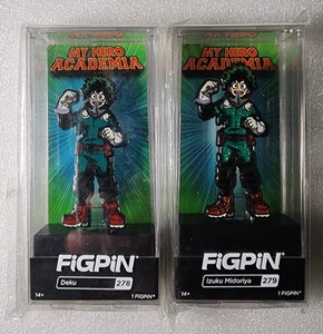 My Hero Academia Figpin Bundle - Deku #278 und Deku (Glitter) #279 - Bild 1 von 2