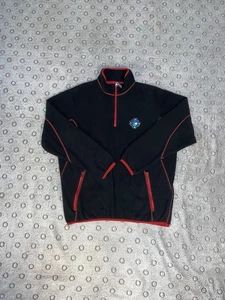 Antigua 1/4 Zip Black Fleece Baseball’s World Series Of Golf Patch Size XL 2013 - Picture 1 of 12