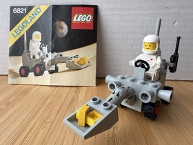 LEGO 6821 Classic Space Lego Shovel Buggy Set & Instructions *complete* B