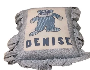 Rare Custom Sky Blue "Denise" Clown Pillow - Picture 1 of 4