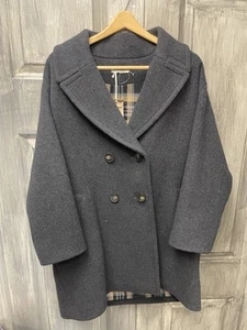 Sessun Andrei Double Button Wool Coat NWT | Small | Carbone - Picture 1 of 17
