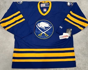 French Connection Signed Sabers Jersey Gilbert Perreault Rick Martin Rene Robert - Picture 1 of 8