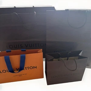 Authentic 4 Louis Vuitton Shopping Bags Shopping Gift Bags See Notes For Sizes - Picture 1 of 2