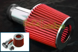 Black Red Air Intake Kit & Filter For 2007-2009 Hummer H3 3.7L L5 - Foto 1 di 1