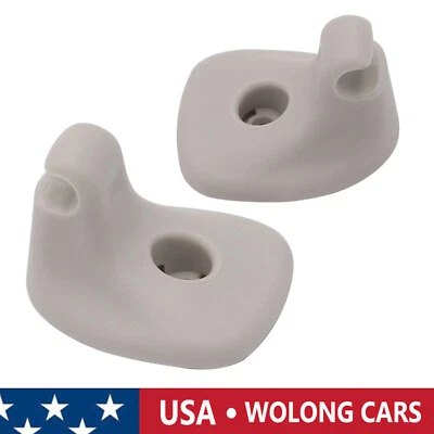 Clip de soporte para parasol 2 piezas apto para Chrysler Sebring 2008-2010 1GW25DW1AA Foto 1 de 4