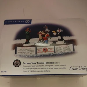 Department 56 THE LOONEY TUNES ANIMATION FILM FESTIVAL 54983 X1 - Picture 1 of 4
