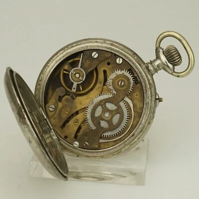 Rare! Antique Pocket Watch no gold no silver time piece jewellery roskopf RAR - Image 1 of 4