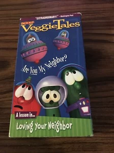 VeggieTales Are You My Neighbor VHS Video Tape A Lesson in Loving your neighbor - Picture 1 of 9