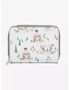 Loungefly Disney Mickey Mouse & Friends Holiday Snow Day Mini Geldbörse - NEU - Bild 1 von 3