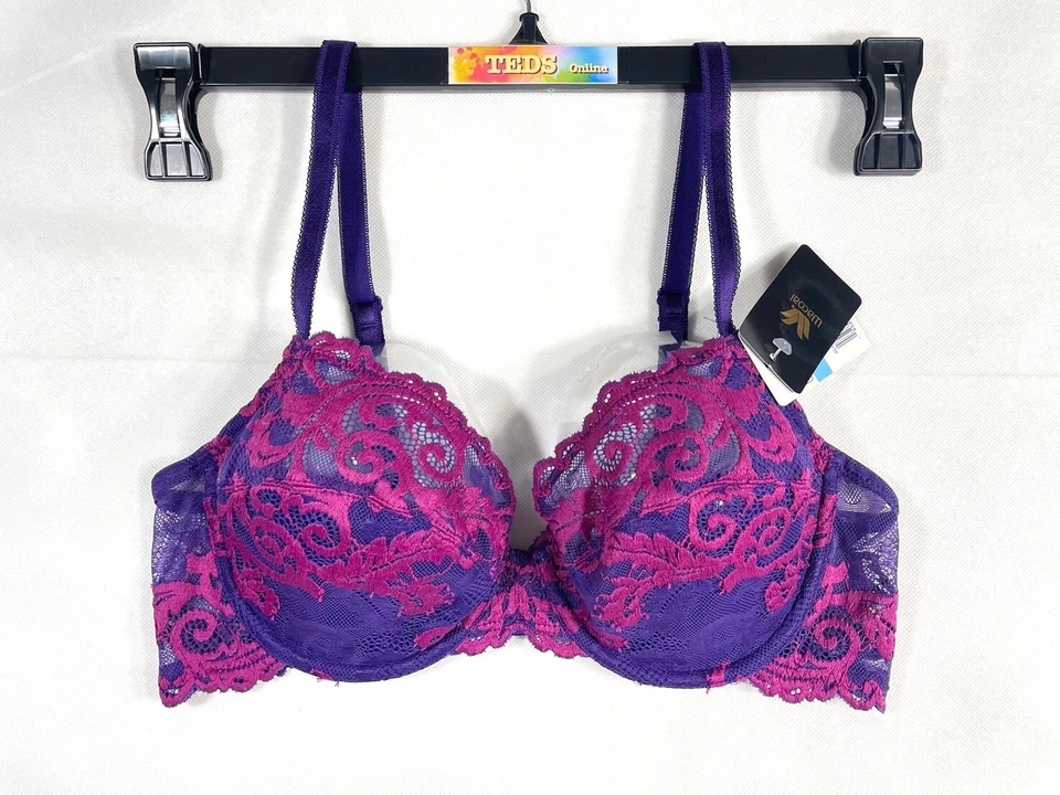 Wacoal Women's 36C Instant Icon Shaping Support Underwire Bra 851322 Violet