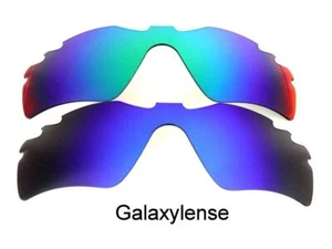 Galaxy Ersatzgläser Für Oakley Radar Path Belüftet Blau/Grün Polarisiert - Picture 1 of 4