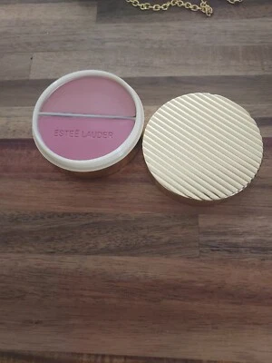 Estee Lauder Pink Kiss #102 & Rosette #212 Tierno Rubor DUO EN Dorado Compacto Raro Foto 1 de 4