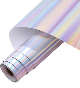 Holographic Permanent Vinyl-12" X 15FT for Cricut or Other Cutters - Picture 1 of 6