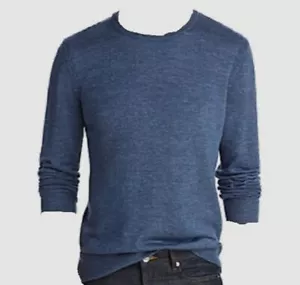 $349 Bloomingdale's Men's Sweater Pullover Fleece Crew Neck Sweatshirt Blue XXL - Picture 1 of 1