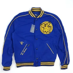 Polo Ralph Lauren Pine Lake Jacke Large Herren Sportler Elch Varsity Blau Bomber - Bild 1 von 24