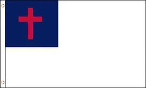 Christliches Kreuz Polyester Flagge - Größenwahl - Bild 1 von 3