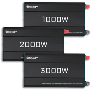 RENOGY Sinus Wechselrichter mit integrierter Netzvorrangschaltung USV 12V 230V - Bild 1 von 19