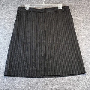 Apostrophe skirt Women 18 Stretch black pinstripe A-Line Pockets - Picture 1 of 9