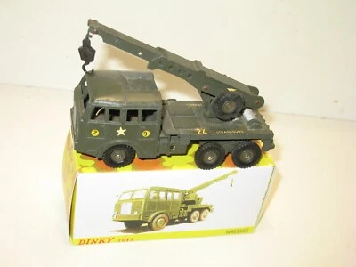 DINKY TOYS, BERLIET Gru Wrecker Militare RARO Versione N2 Chassis Non Gravato, E - Immagine 1 di 4