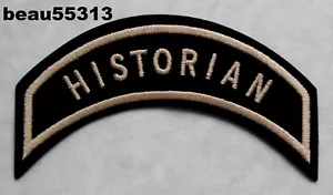 ⭐HARLEY OWNERS GROUP HOG "HISTORIAN" CHAPTER OFFICERS HERITAGE TAN PATCH - Bild 1 von 1