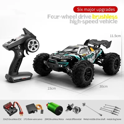 Q117 Brushless 4WD RC Cars for Adults, 1:16 70KM/H Remote Control Car New - Image 1 of 4