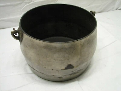 Vintage Marietta Co PA Cast Iron Plated Gypsy Kettle Bean Pot  - Photo 1/4