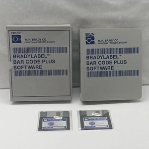 VINTAGE BRADYLABEL BAR CODE PLUS SOFTWARE W.H. BRADY CO. - Picture 1 of 23