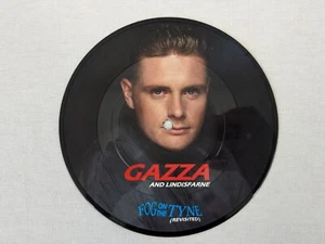 Paul Gascoigne Gazza & Lindisfarne Fog On The Tyne 7'' Picture Disc Vinyl Record - Imagen 1 de 2
