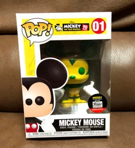 Funko Pop! Mickey Mouse Green & Yellow Funko Shop Limited In Hand Sold Out! - Bild 1 von 6