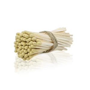 Fósforos de madera pequeños de 3" pulgadas para decoración del hogar favores de boda - amarillos - Imagen 1 de 4