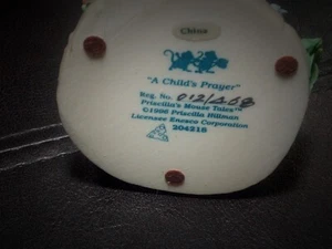 Priscilla's Mouse Tales 1996 A Child's Prayer 12 Of 468 Made - Picture 1 of 3