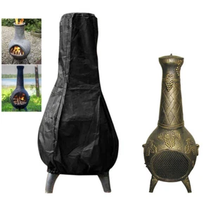 Fire Pit Cover WaterProof UV Resistant BBQ Rain Outdoor Protector For Chiminea^≡ - Picture 1 of 11