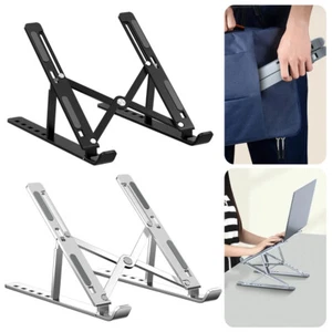 Folding Design Macbook Stand Tablet Holder Office Desk Accessory - Photo 1/14