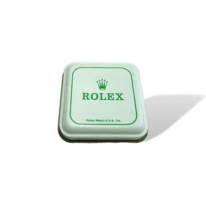 Materiali Rolex originali 1976 espositore scatola di latta USA Watch Corporation - Foto 1 di 3
