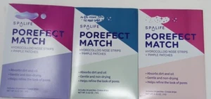 SPALIFE Hydrocolloid 3 Nose Strips + Pimple Patches 24 Ct. Lot of 3 - Picture 1 of 2