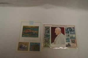 VATICAN SOUVENIR SHEET ST. JOHN 1958-63 STAMPS SEALED  AND MINI SHEET 1972 - Picture 1 of 5